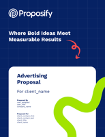 Advertising Proposal Template Thumbnail