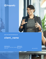 Executive Coaching Proposal Template Thumbnail