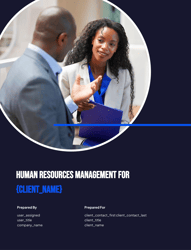 Human Resources Proposal Template