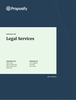 Legal Services Proposal Template Thumbnail