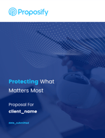 Security Proposal Template Thumbnail