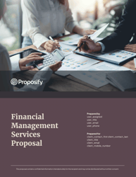 Financial Services Proposal Template