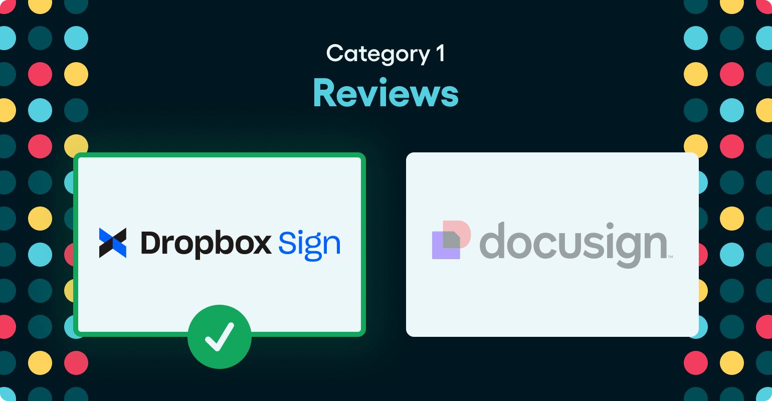 DocuSign vs Dropbox Sign - Reviews