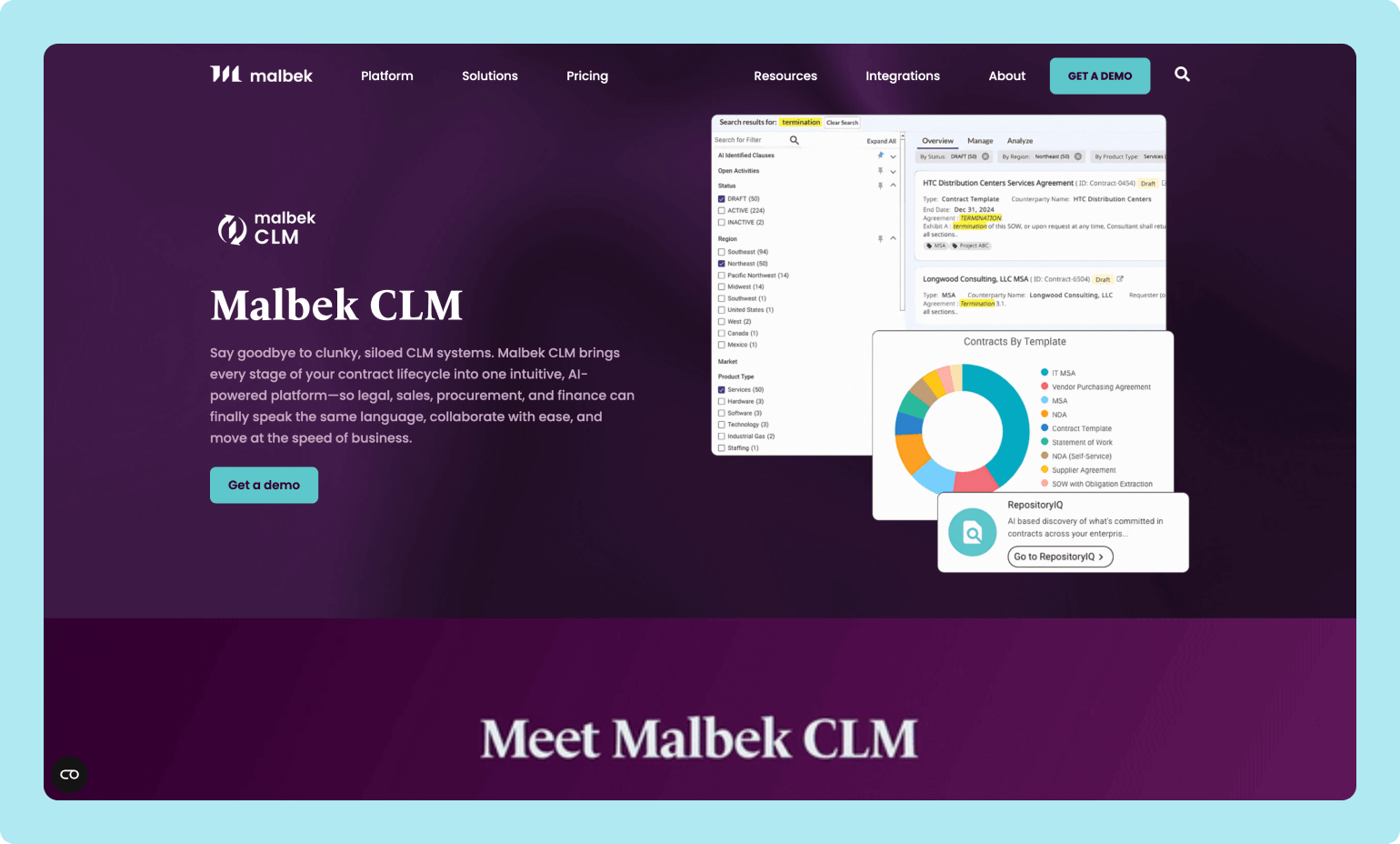 Homepage - Malbek