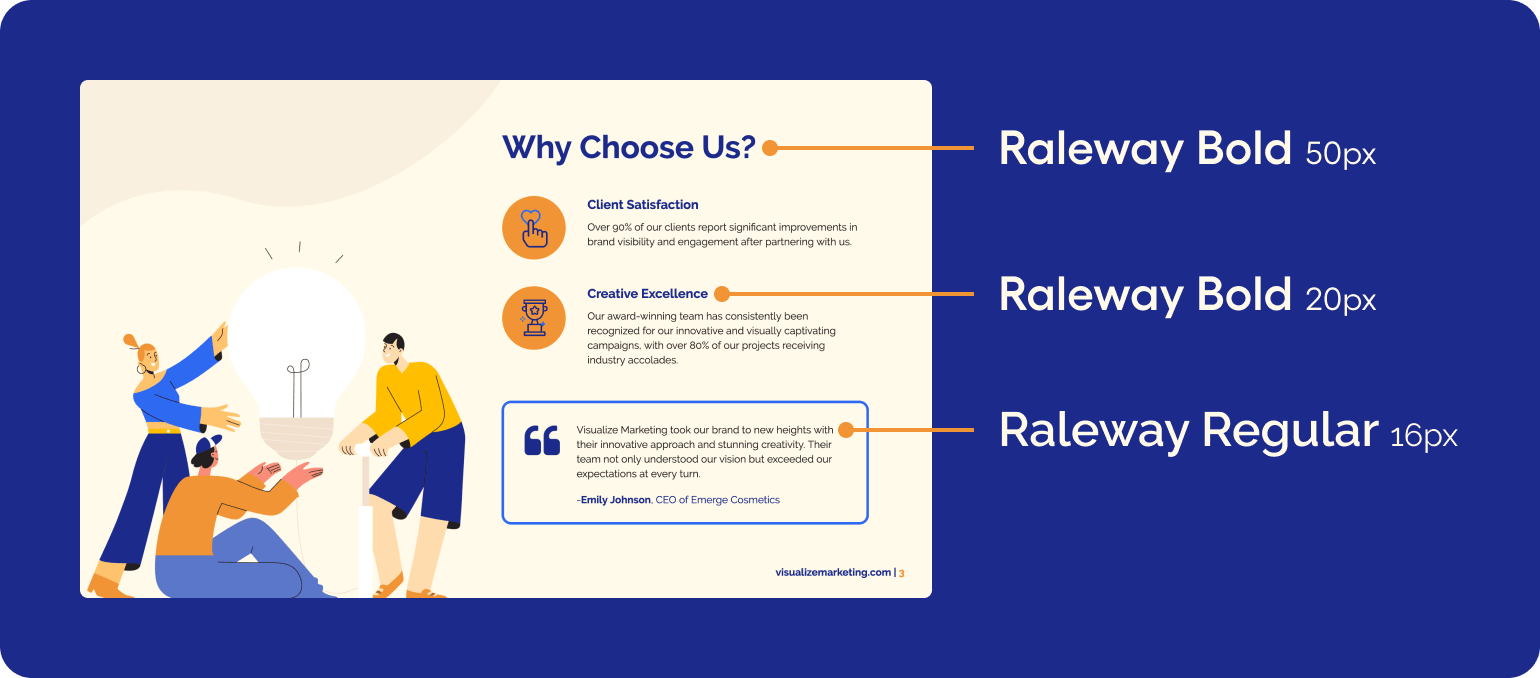 Brand Consistency in Proposals - Font & Type