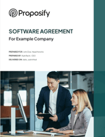 Software Development Agreement Template Cover