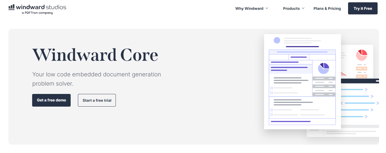 Windward homepage