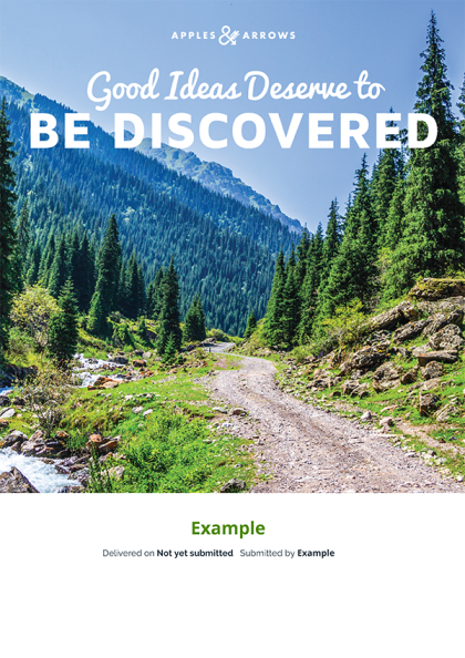 proposal cover example