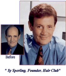 Sy sperling, Founder, Hair Club