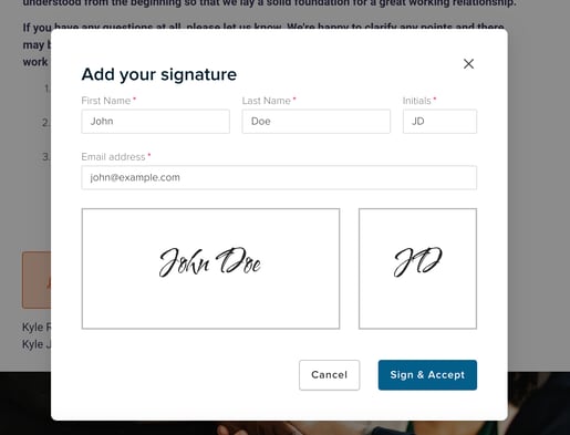 Proposify ESig