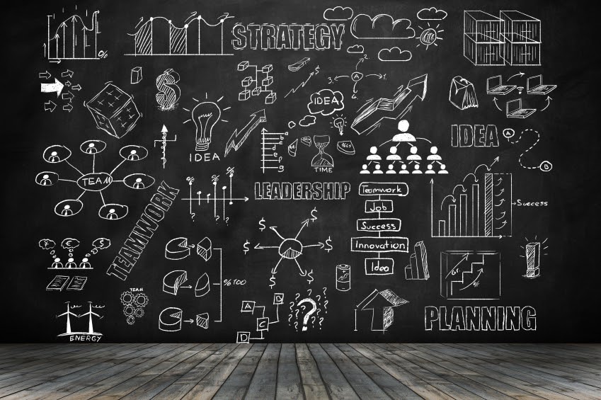 a chalkboard highlighting networking