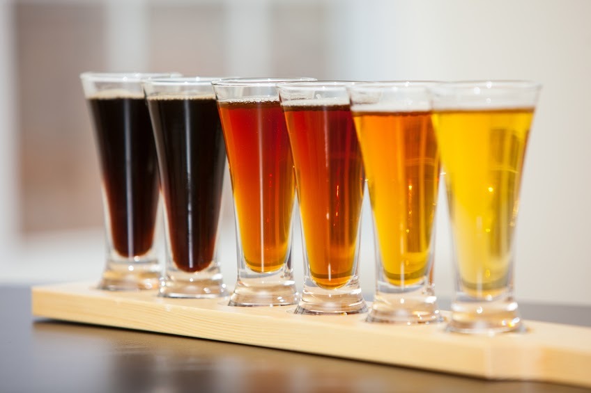 a flat of beers