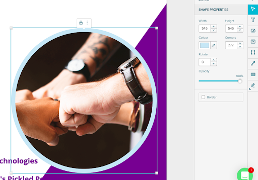 easily locking layers example from proposify