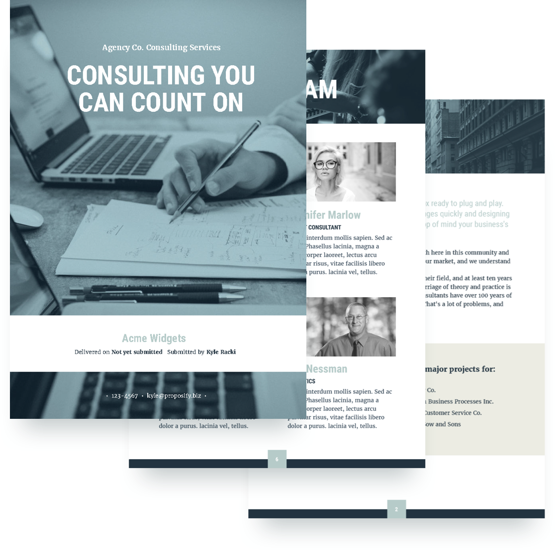 a business consulting proposal template