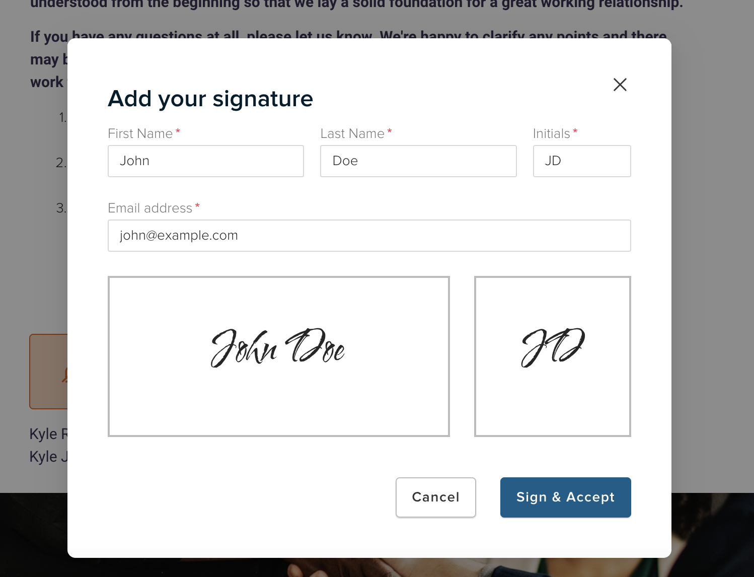 E-Signature
