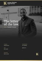 Legal Services Proposal Template Thumbnail