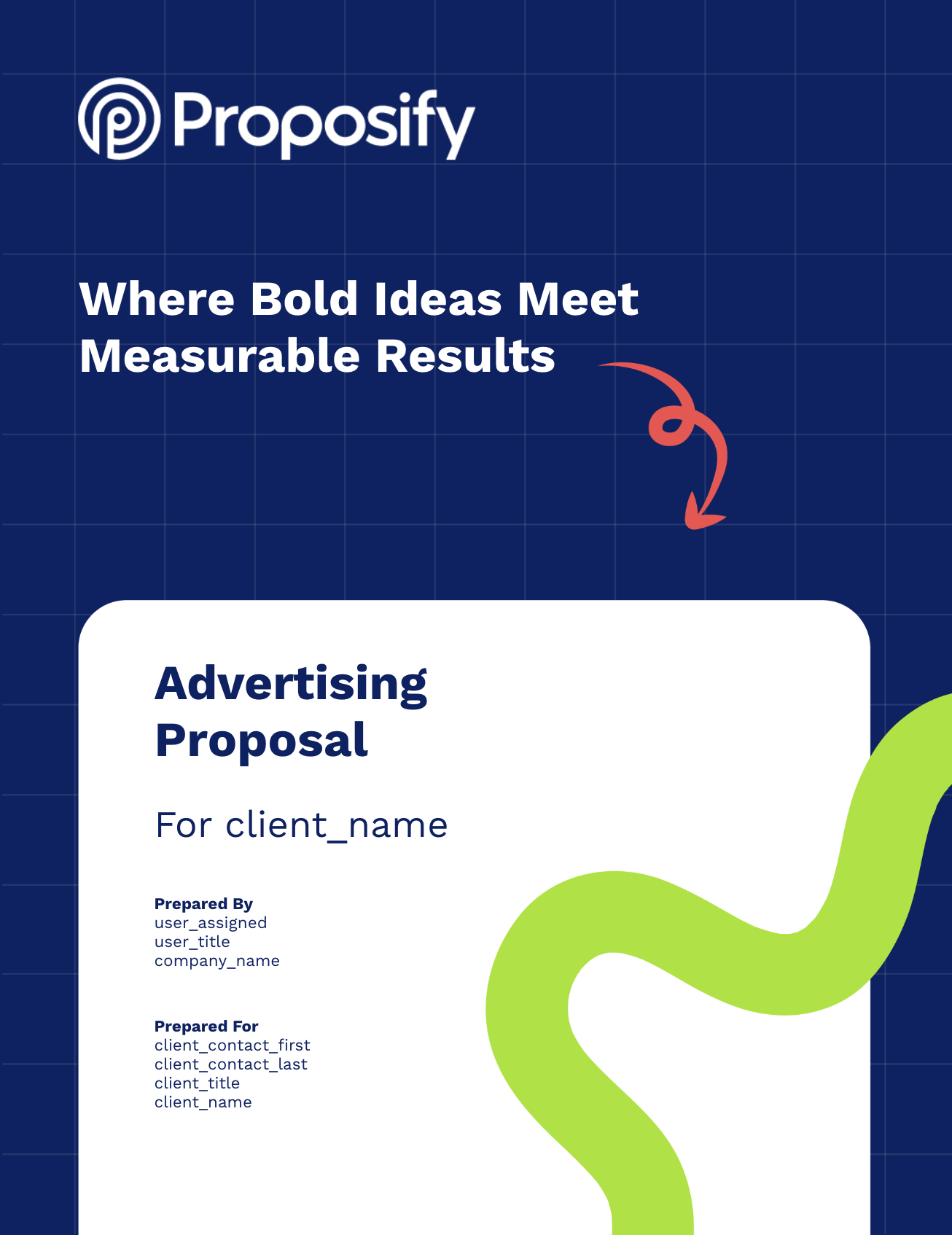 Advertising Proposal Template Thumbnail