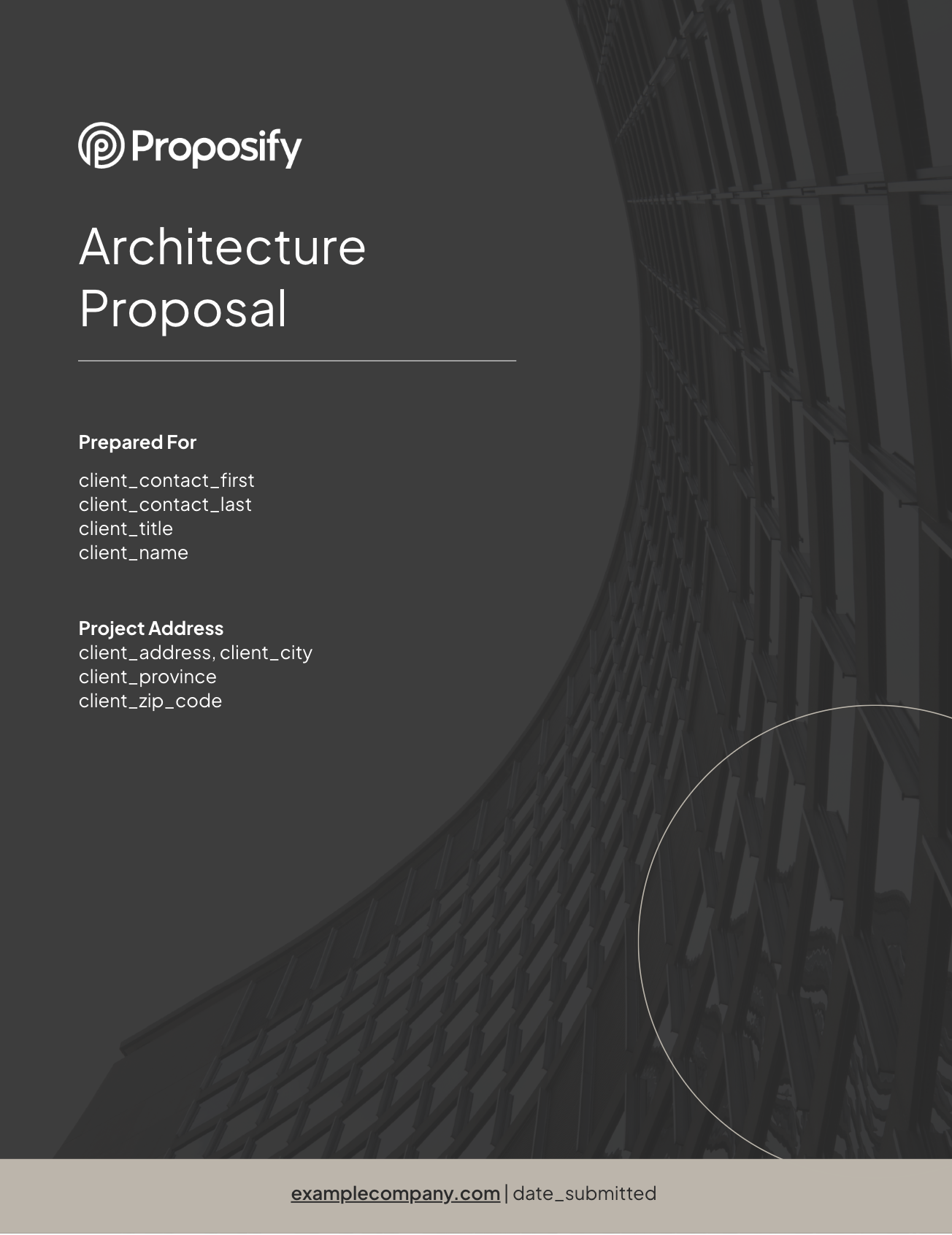 Architecture Proposal Template Thumbnail