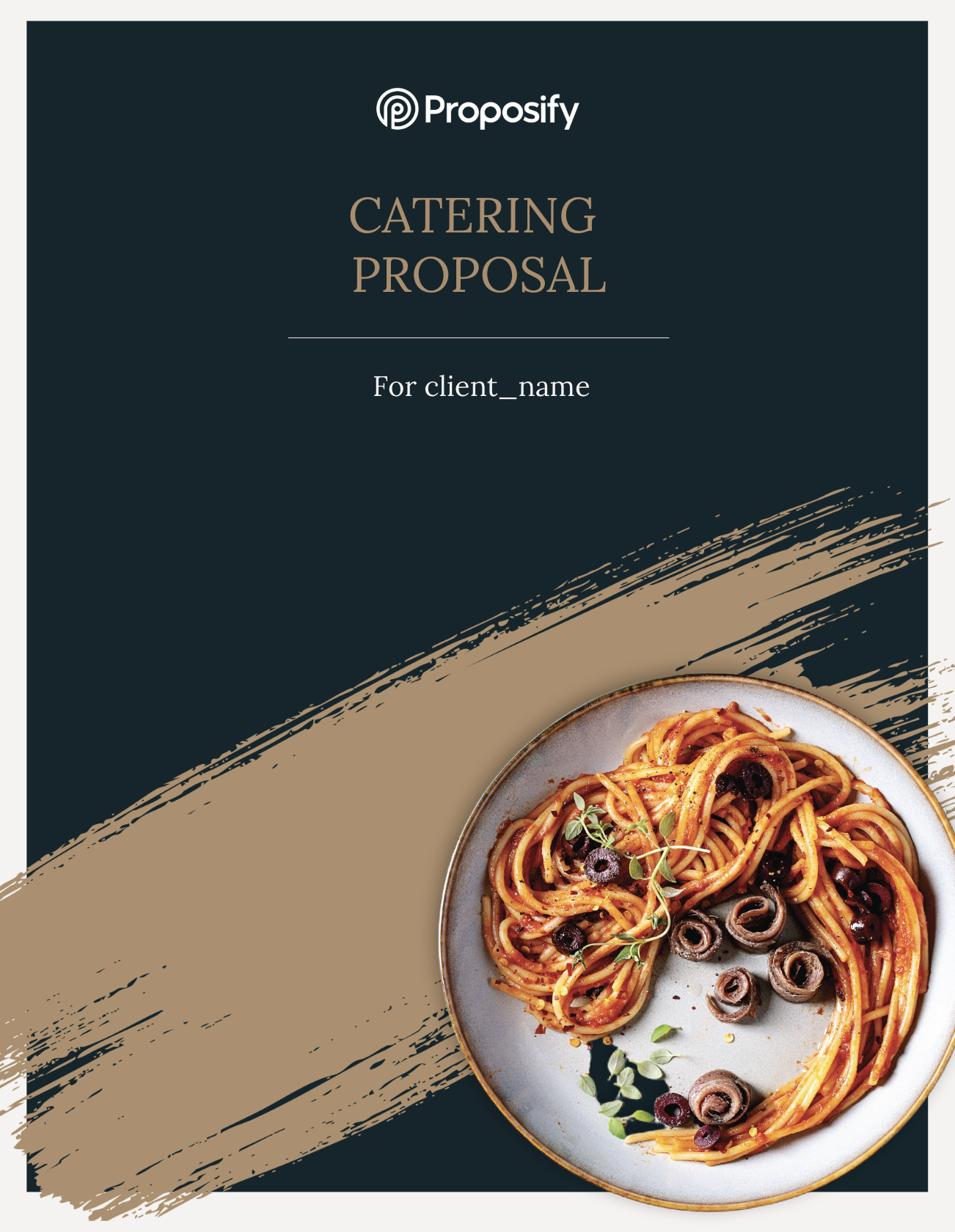 Catering Proposal Template Thumbnail