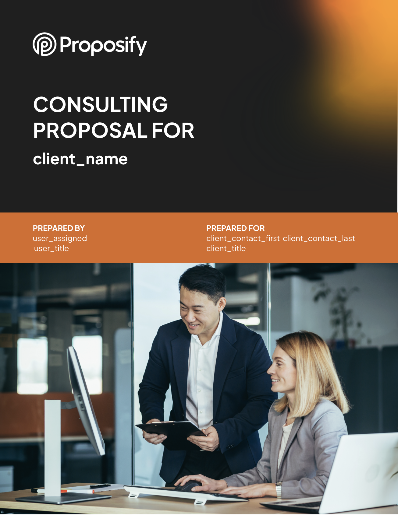 Business Consulting Proposal Template Thumbnail