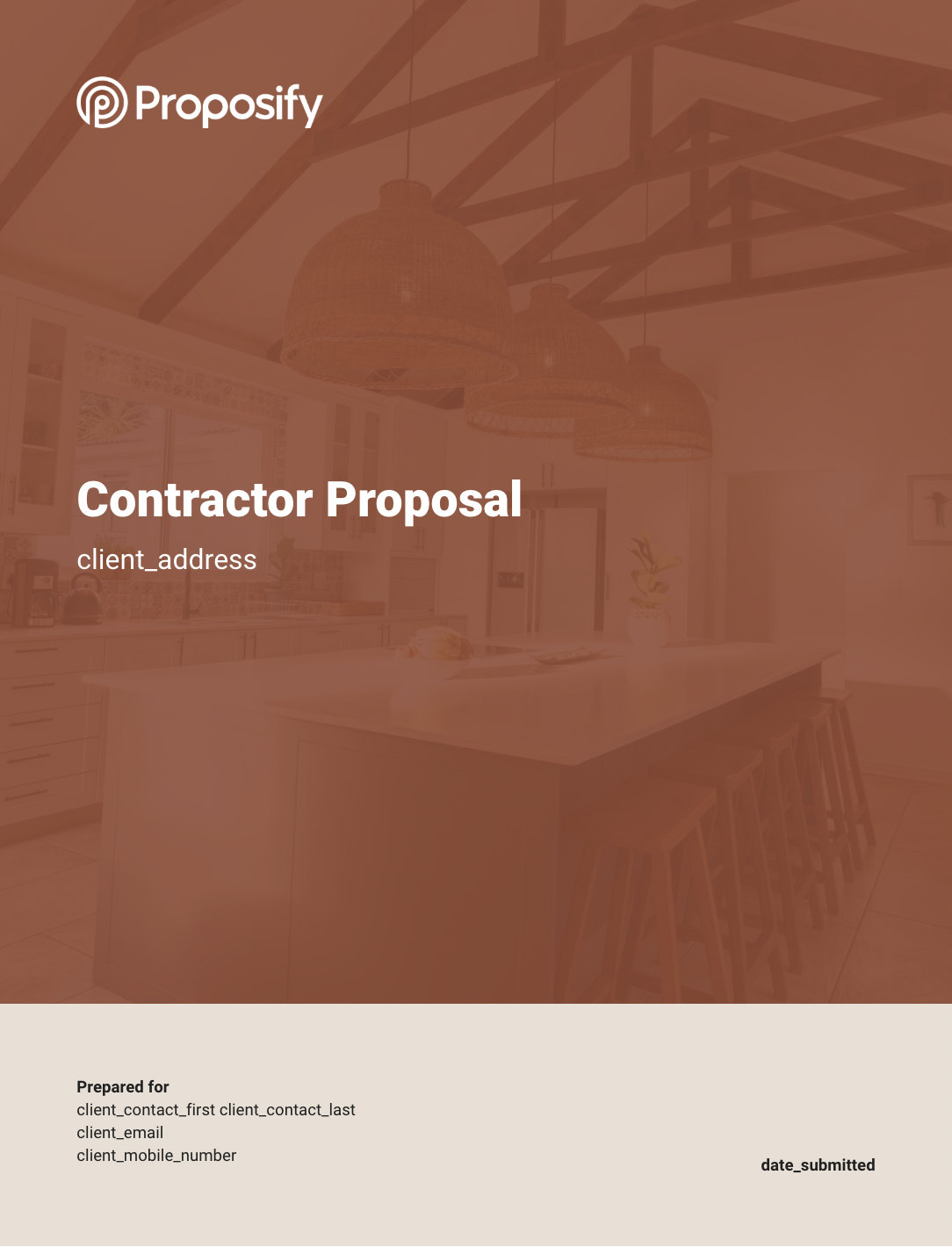 Contractor Proposal Template Thumbnail