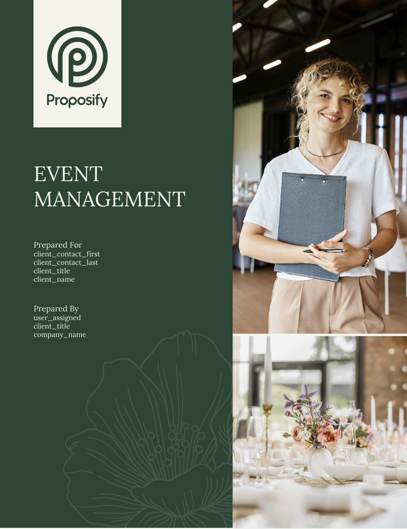 Event Management Proposal Template Thumbnail