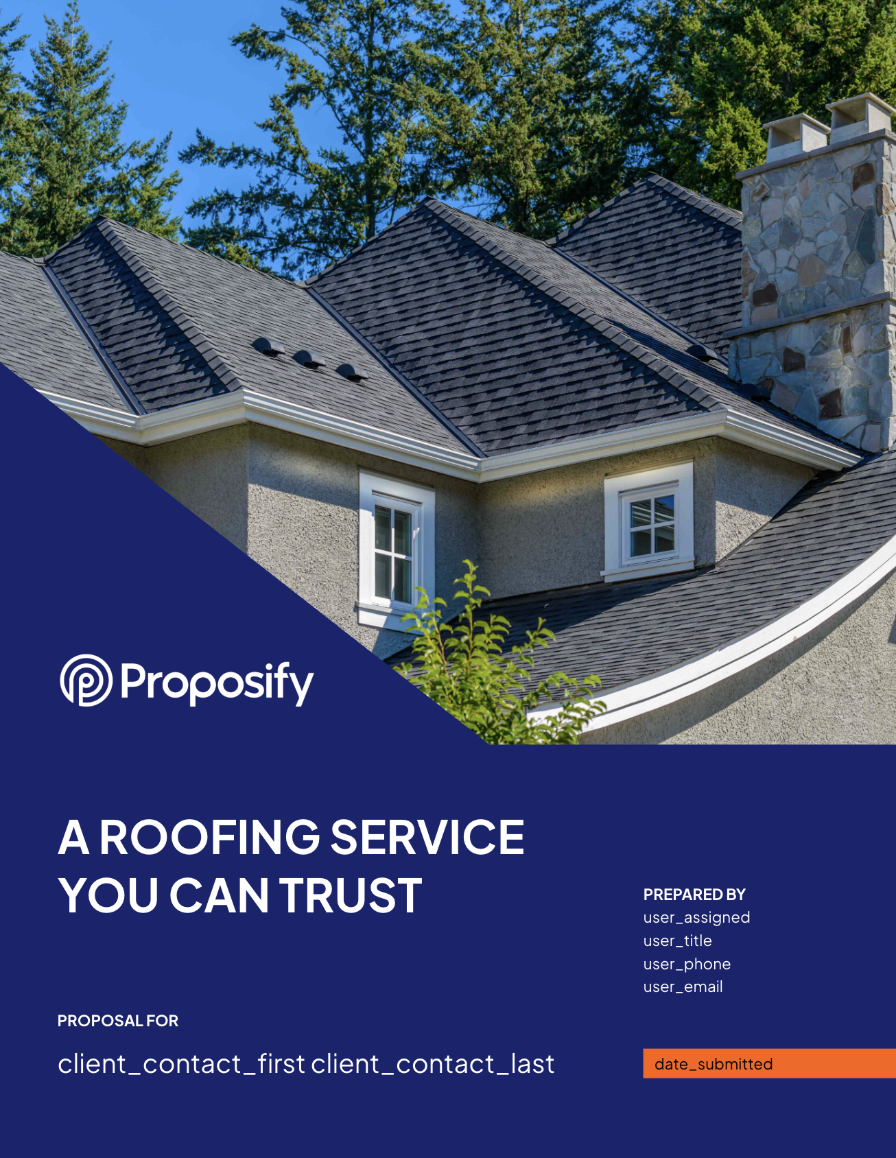 Roofing Proposal Template Thumbnail