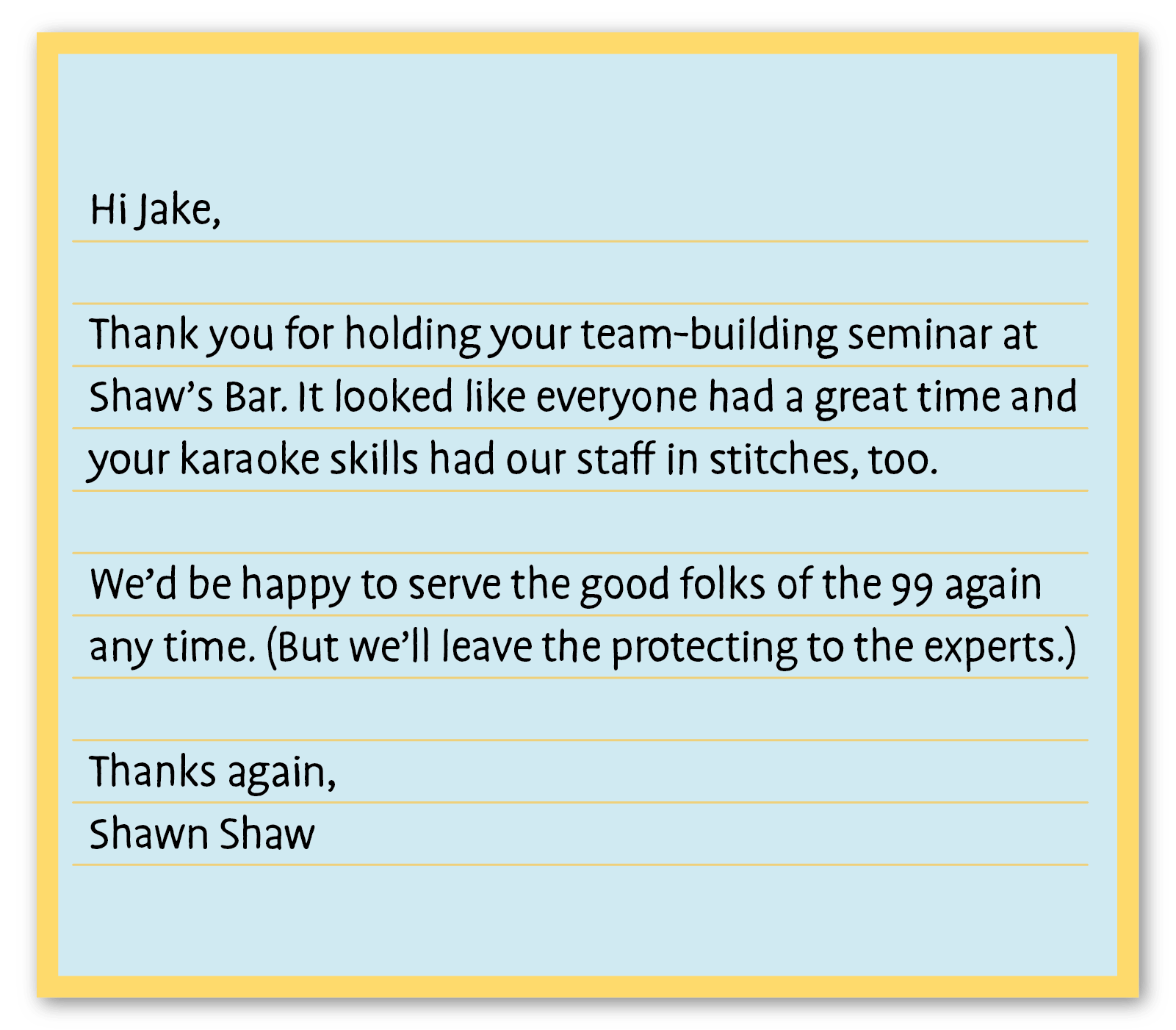 Thank You Note Risk Management How to Say ‘Thank You’ in Business | Proposify