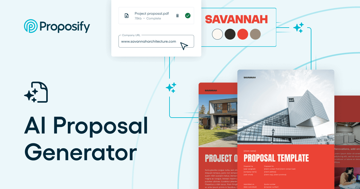 Free AI Proposal Generator - Instantly Create Proposals | Proposify