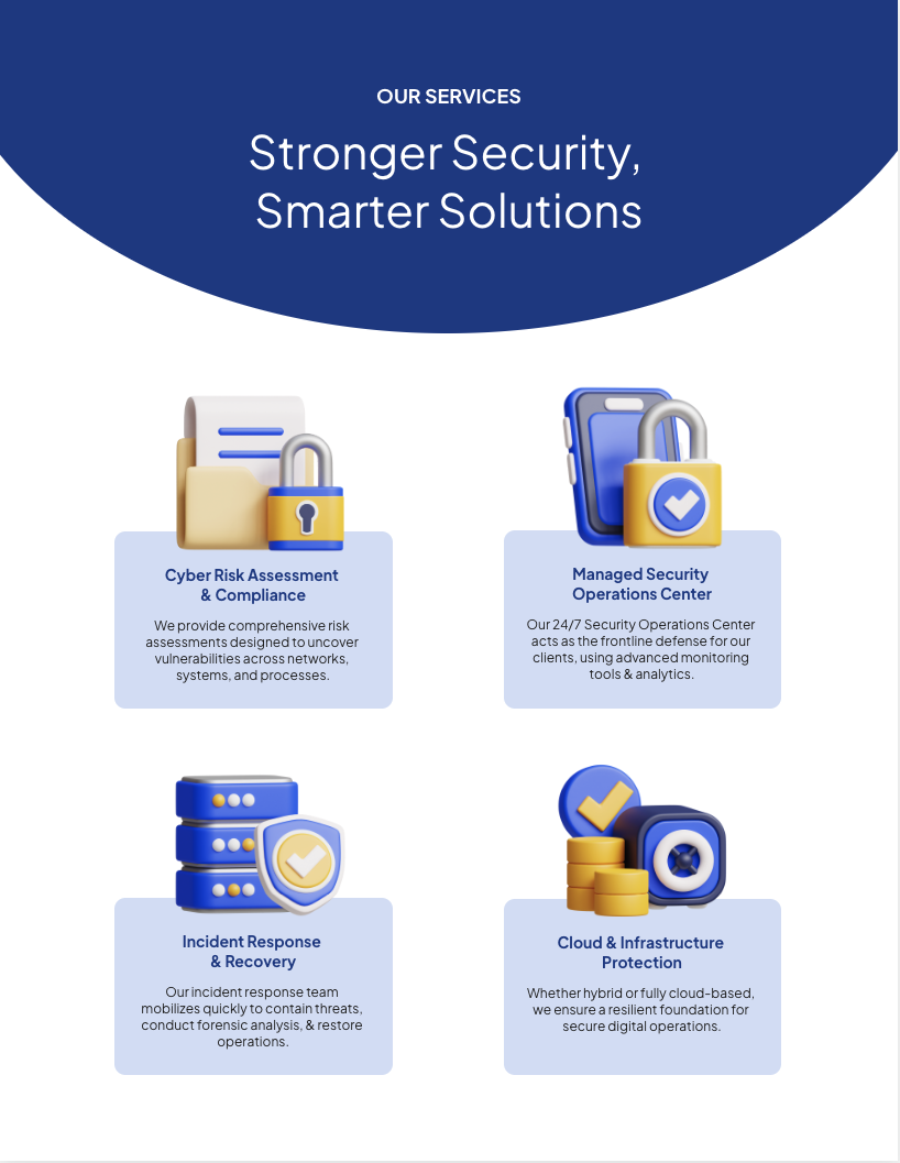 Cybersecurity Proposal Template