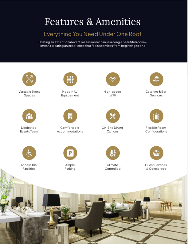 Hotel Event Venue Proposal Template