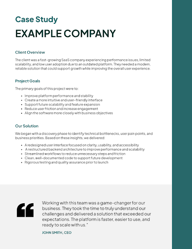 Software Development Agreement Template