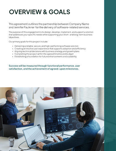 Software Development Agreement Template